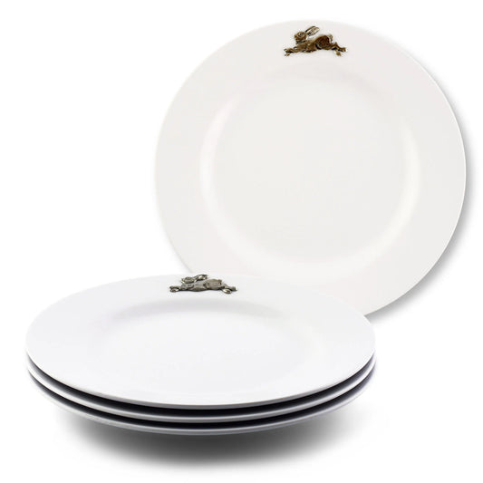 Bunny / Rabbit Melamine Lunch Plates - Set of 4