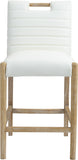 Aimee - Counter Stool - Light Brown Legs