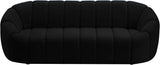 Elijah Modern Velvet Sofa with Deep Channel Tufting - Luxurious Comfort for Contemporary Spaces