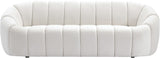 Elijah Modern Velvet Sofa with Deep Channel Tufting - Luxurious Comfort for Contemporary Spaces