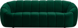 Elijah Modern Velvet Sofa with Deep Channel Tufting - Luxurious Comfort for Contemporary Spaces