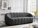 Elijah Modern Velvet Sofa with Deep Channel Tufting - Luxurious Comfort for Contemporary Spaces