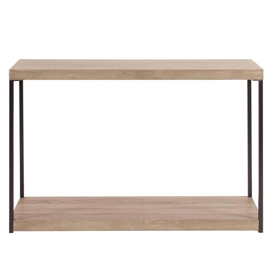 Wood & Metal Console Table