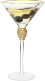 Diamond Collection 2 Piece Stemmed Martini Set