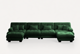 CLOUDIES 173" 4 Seater Sofa with 2 Ottomans