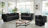 Marcel Contemporary Sofa with Curved Back Design, Plush Comfort, and Elegant Boucle Fabric Finish