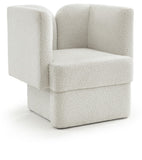 Marcel Contemporary Chair - Stylish Curved Back Design for Modern Living Spaces and Comfort