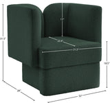 Marcel Contemporary Chair - Stylish Curved Back Design for Modern Living Spaces and Comfort