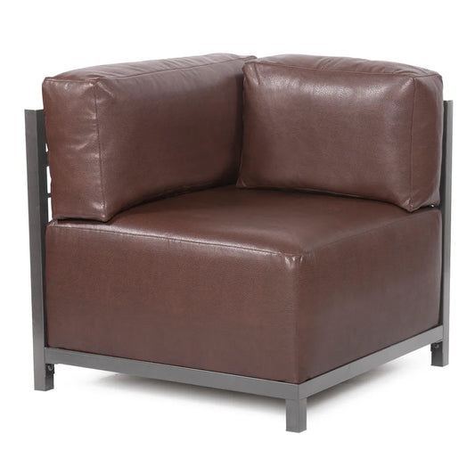 Axis Corner Chair Avanti Pecan Titanium Frame