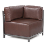 Axis Corner Chair Avanti Pecan Titanium Frame