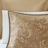 24-Piece Traditional Paisley Room-in-A-Bag Set, Brown