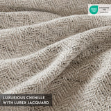 Nuetual Ivory Modern Polyester Chenille Comforter Set