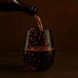 Khen Tortoise Leopard Wine Glasses Stylish Animal Print Set of 2