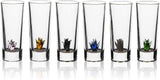 Tequila Decanter Set With Agave Decanter and 6 Agave Shot Glasses