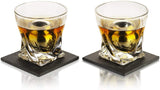 Luxurious Whiskey Stones & Glasses Gift Set - 2 XL