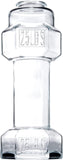 The Wine Savant Set of 4, Dumbbell Beer & Whiskey Glasses, 26oz Glass