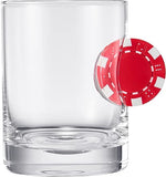 Poker Chip Whiskey & Wine Glasses | SINGLE (20 OZ)