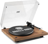 Angels Horn H002BT-OR Exceptional Quality Vintage Wooden Turntable Bluetooth Vinyl Player