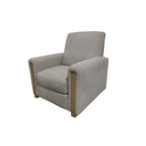 Modern High Back Recliner, Light Grey*