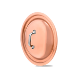 Mauviel Copper Curved Lid With Cast Stainless Steel Handle