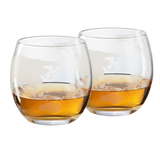 Whiskey & Wine Decanter Globe World Set - 850ml