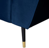 Beaumont Velvet Modern Chair – Luxurious Black Upholstery with Gold-Tipped Legs & Deep Tufting Comfort