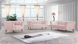 Beaumont Velvet Sofa - Luxurious Black Upholstery with Gold-Tipped Legs & Deep Tufted Comfort Design