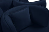 Circlet Velvet Round Sofa Settee with Gold Iron Legs - Elegant Contemporary Design for Your Home