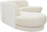 Rosa Velvet Three-Piece Sectional Sofa – Stylish Comfort for Modern Living Rooms and Spaces