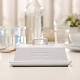 Extra Large Ceramic Butter Dish with Lid