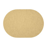 Loft Felt Sand Placemat - Oval 13.3x16.5"- Set of 4