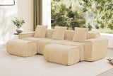 HARRISON 108" 3-Seater Sofa with 2 Ottomans