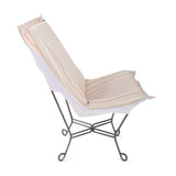 Indoor/Outdoor Puff Scroll Chair Dune Terra