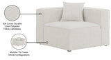 Cube Modular Corner Chair in Elegant Linen Fabric - Create Your Dream Seating Arrangement Today!