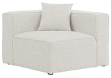 Cube Modular Corner Chair in Elegant Linen Fabric - Create Your Dream Seating Arrangement Today!