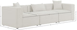 Cube Modular Sofa - Elegant Linen Textured Upholstery for Custom Comfort and Contemporary Style