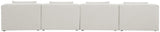 Cube Modular Sofa - Elegant Linen Textured Upholstery for Custom Comfort and Contemporary Style