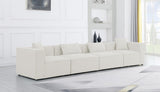 Cube Modular Sofa - Elegant Linen Textured Upholstery for Custom Comfort and Contemporary Style