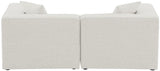 Cube Modular Sofa - Elegant Linen Textured Upholstery for Custom Comfort and Contemporary Style