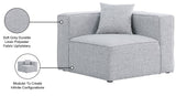 Cube Modular Corner Chair in Elegant Linen Fabric - Create Your Dream Seating Arrangement Today!