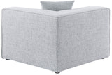 Cube Modular Corner Chair in Elegant Linen Fabric - Create Your Dream Seating Arrangement Today!