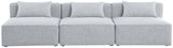 Cube Modular Sofa - Elegant Linen Textured Upholstery for Custom Comfort and Contemporary Style