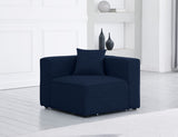Cube Modular Corner Chair in Elegant Linen Fabric - Create Your Dream Seating Arrangement Today!