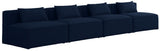 Cube Modular Sofa - Elegant Linen Textured Upholstery for Custom Comfort and Contemporary Style