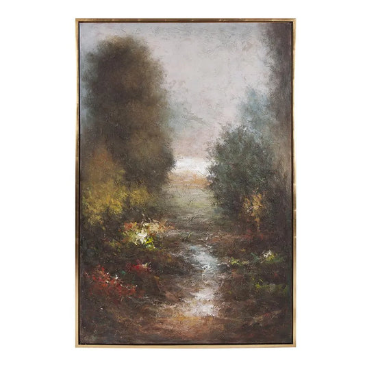 Silent River Hand Painted Original Art