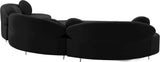 Vivacious Velvet Sectional Sofa Set with Gold & Chrome Legs, Pillows Included for Ultimate Comfort