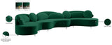 Vivacious Velvet Sectional Sofa Set with Gold & Chrome Legs, Pillows Included for Ultimate Comfort