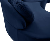 Vivacious Velvet Sectional Sofa Set with Gold & Chrome Legs, Pillows Included for Ultimate Comfort