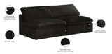 Cozy Modular Armless Sofa – Experience Cloud-Like Comfort with Soft Fiber-Filled Cushions Today!