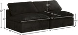 Cozy Modular Armless Sofa – Experience Cloud-Like Comfort with Soft Fiber-Filled Cushions Today!